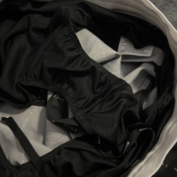 SMALL Nike Dri-FIT Tempo Luxe Icon Clash Running Shorts Black DD6024-010 Women's - Picture 4 of 8